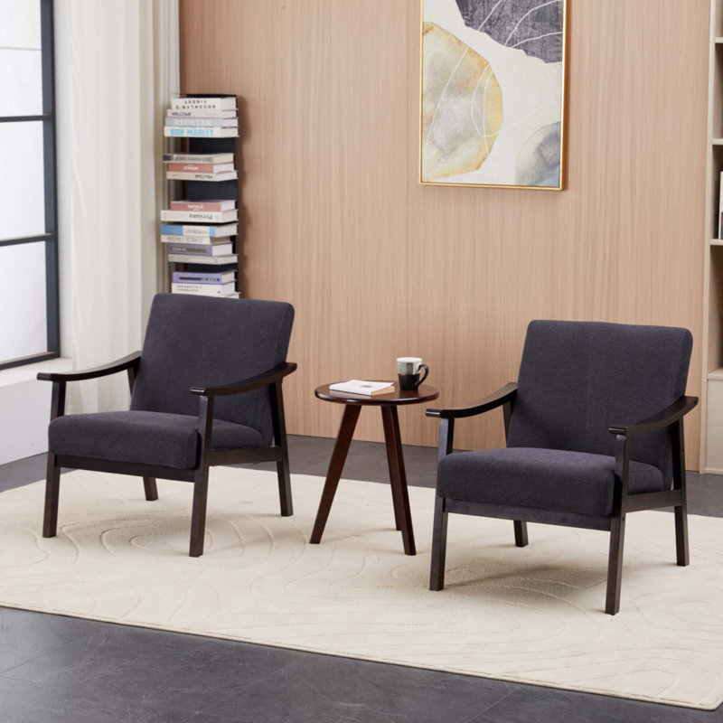 Fauteuil moderne d'inspiration médiévale, Noir antique