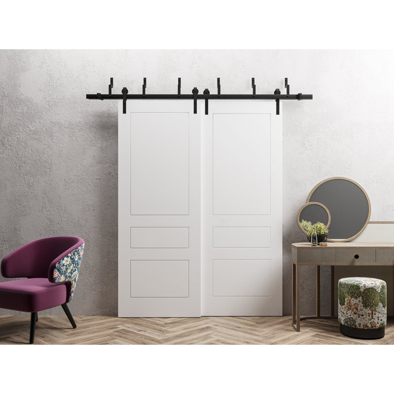 Porte de grange en bois, 84 po x 84 po