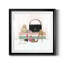 Fashionista II - peinture encadrée-1808687705-1808687667
