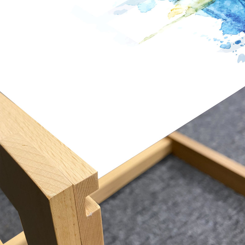 Iralene Sled Coffee Table, 90cm H x 62cm W x 40cm D