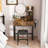 Makeup Vanity with LED Lights&3 Color and Power Outlet Makeup Vanity Table with 2 big Drawers with Sturdy Metal Leg and Metal Chair ,Dressing Table for Bedroom Dressing Room-1268129814