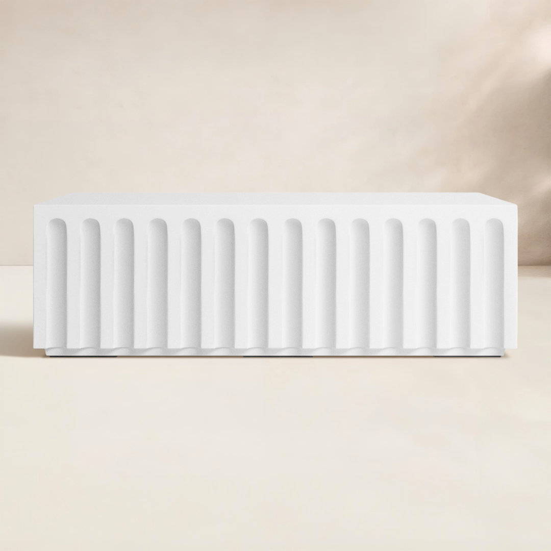 Midtown Cast Concrete Coffee Table Birch Lane™