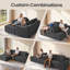 Canapé modulaire en L 108,3 po Comfy Cloud-617485160-617485166