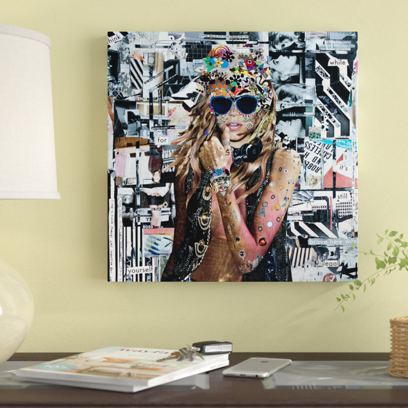 «Brave New World», impression sur toile, H 20 po x l 20 po x P 1,5 po