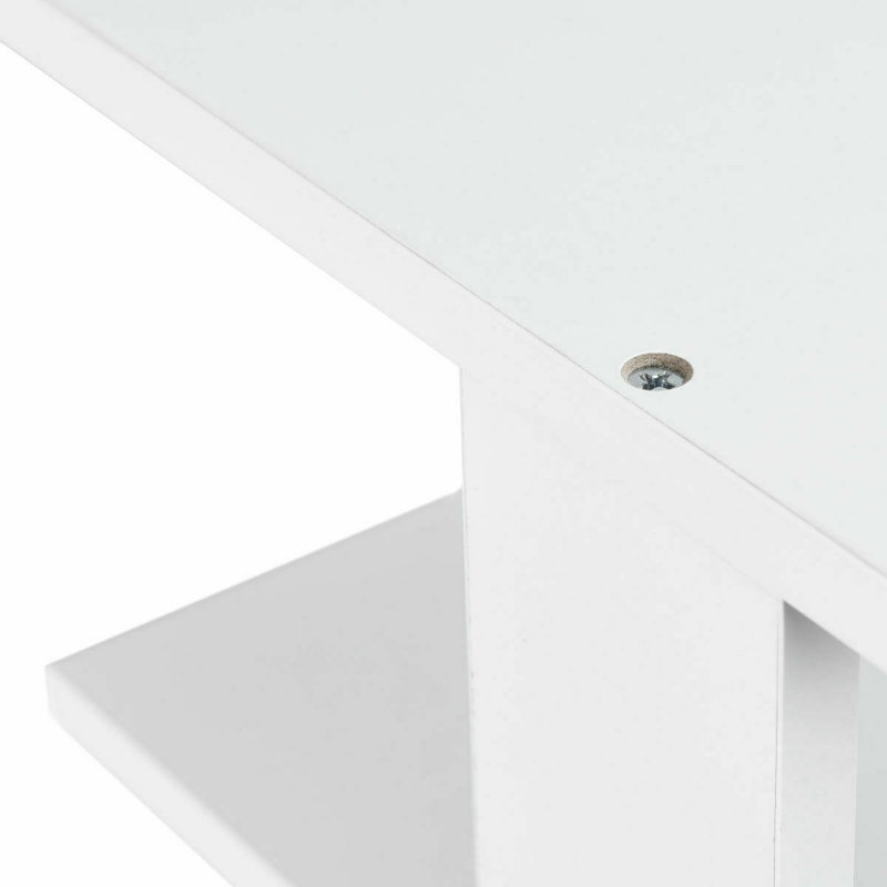 7 Pair Stackable Shoe Rack, White