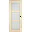 Porte pré-suspendue simple en bois manufacturé et vitré Avon 3 Lite DIY-FRIENDLY-92663453-92663444-93217033