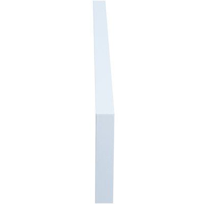 Everest Shaker White Slab Style Pantry Kitchen Cabinet End Panel (24 " W x 0.75 " D x 90 " H)
