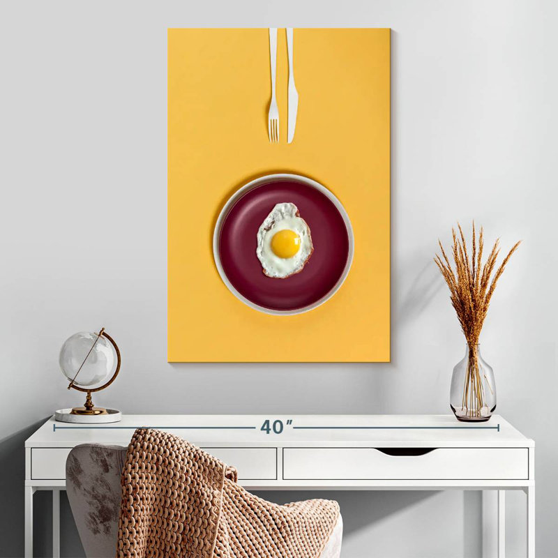 Œuf Yarlin pour le petit déjeuner, H 30 po x l 20 po