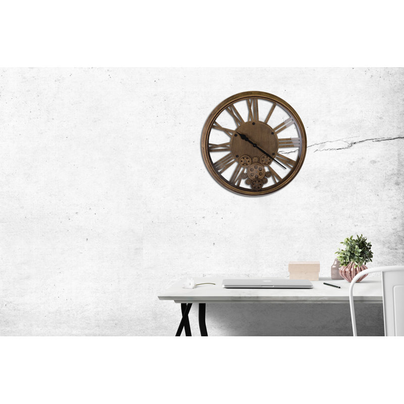 Horloge murale en métal Stevens