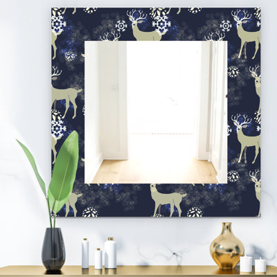Miroir mural sans cadre christmas iii