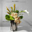 Ornements de fleurs simulées