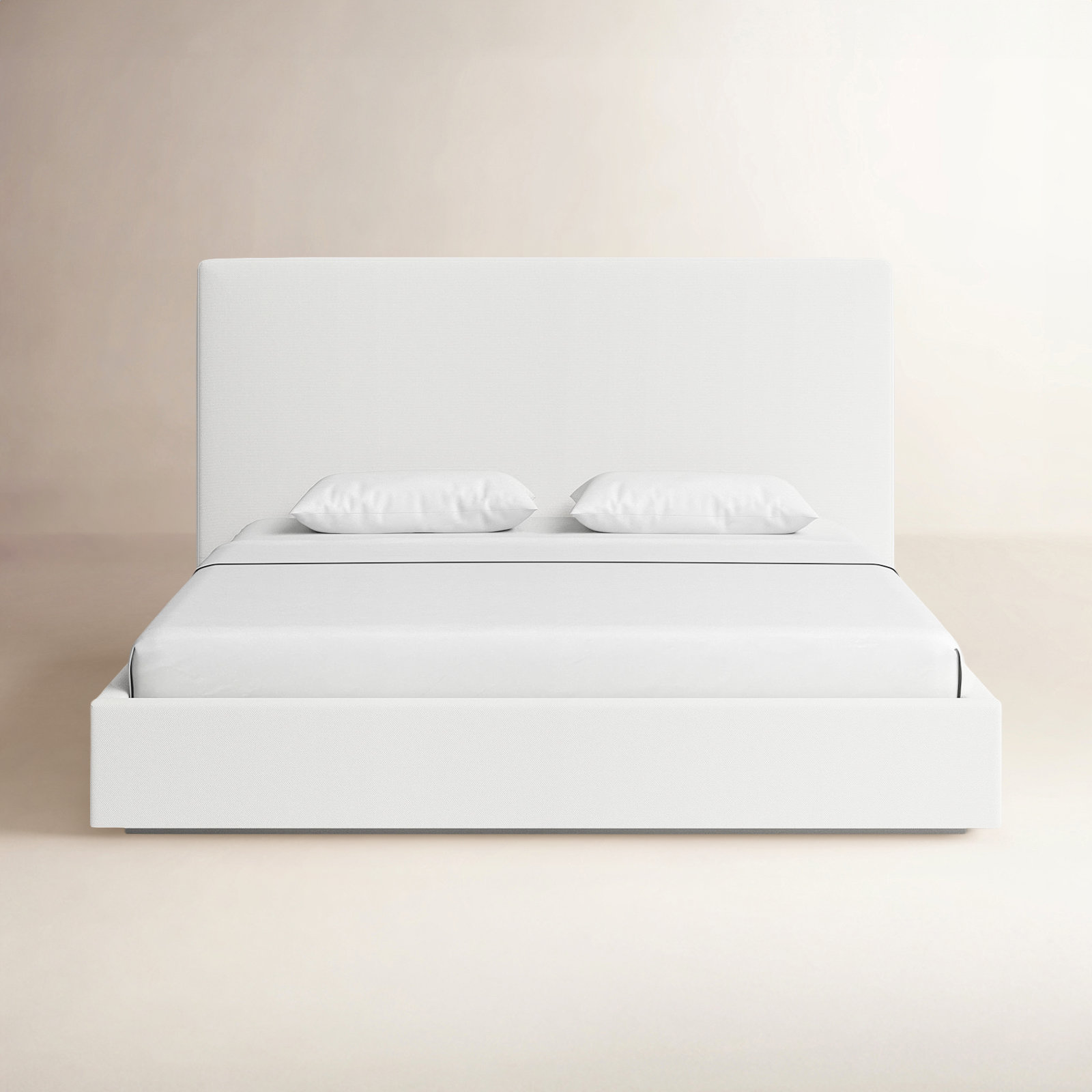 Baccarat Upholstered Bed, California King, Pearl