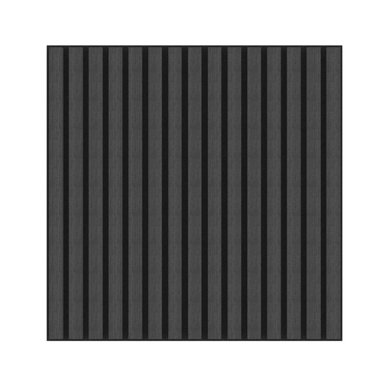 Panneau mural en faux bois 23,6 po x 23,6 po Falkirk Irvine (paquet de 2), Noir, noir, noir, noir
