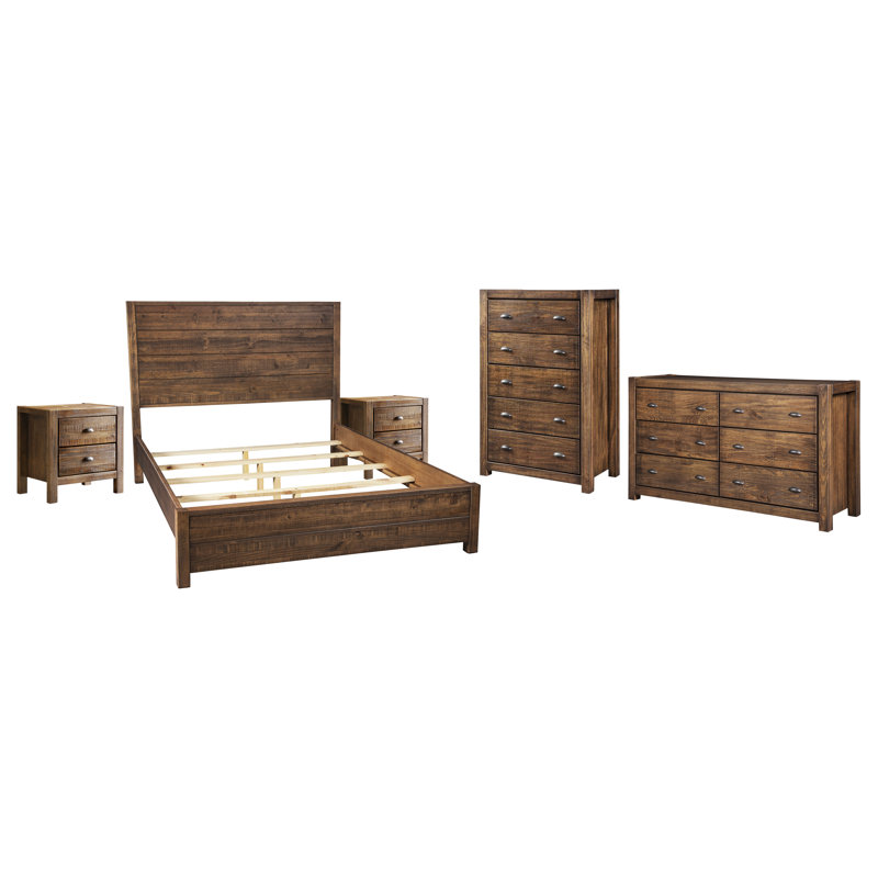 Ensemble de chambre à coucher configurable 4 pièces Montauk