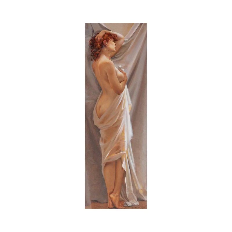 Malane by Maher Morcos - Wrapped Canvas Panoramic Painting, 30.48 cm H x 91.44 cm W x 1.91 cm D