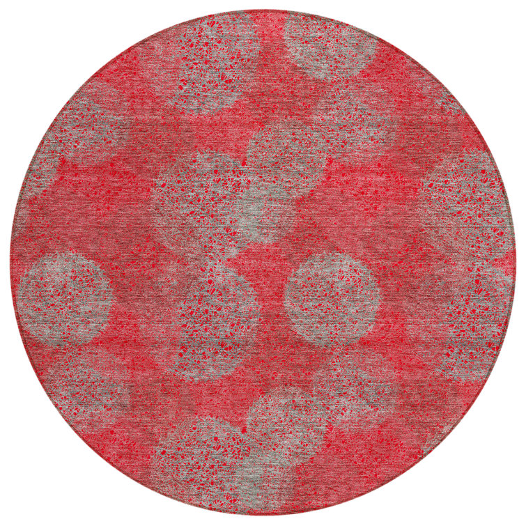 Chayden Flatweave Washable Geometric Indoor / Outdoor Rug