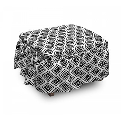 Box Cushion Ottoman Slipcover
