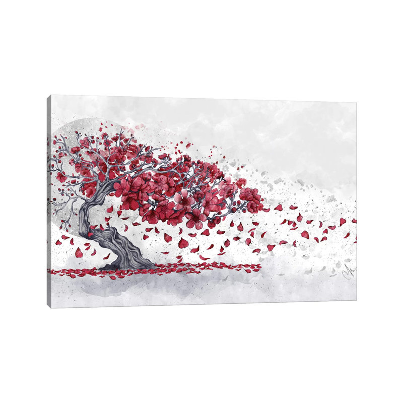 Cherry Blossom by Marine Loup - Print on Canvas, Wrapped Canvas, 101.6 cm H x 66.04 cm W x 3.175 cm D
