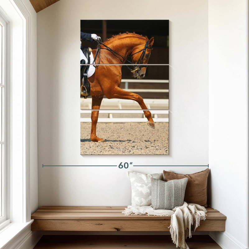 Sireci Sorrel Horse, 50" H x 32" W