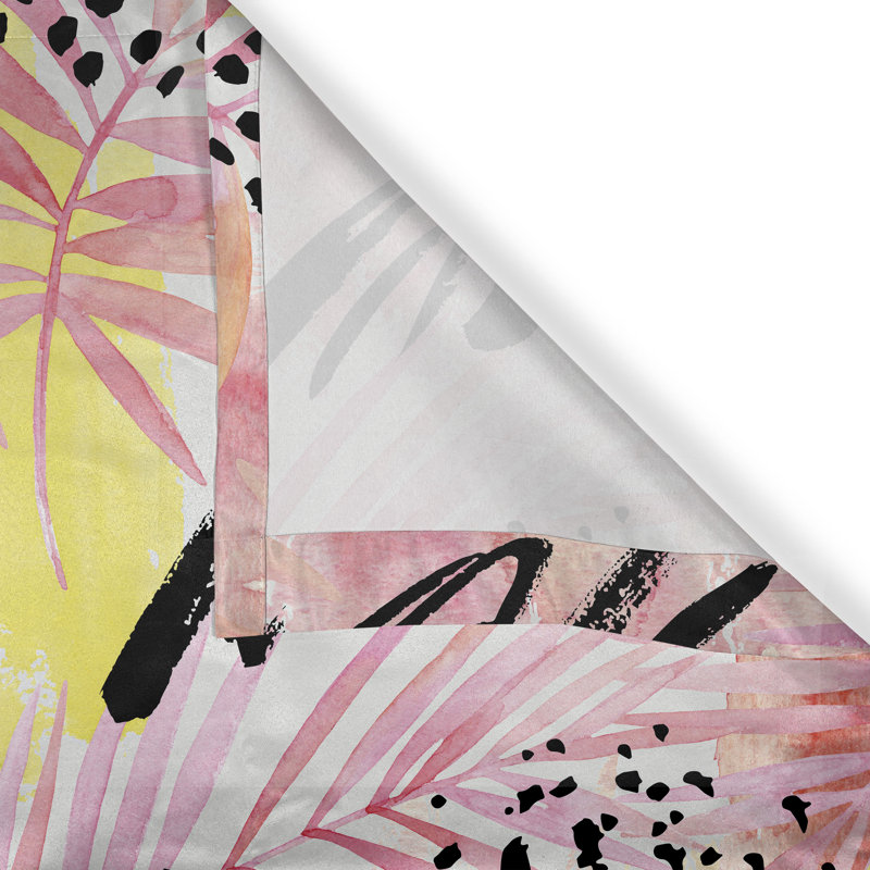 Rideau à œillets Dakota Fields Tropical Vibes, L 50 po x L 108 po