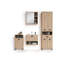 Linco Surface Mirrored Bathroom Cabinets with Mirror and 4 Adjustable Shelves-381765484