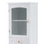 Armoire de rangement de 63 po de hauteur avec portes en verre-1583704977