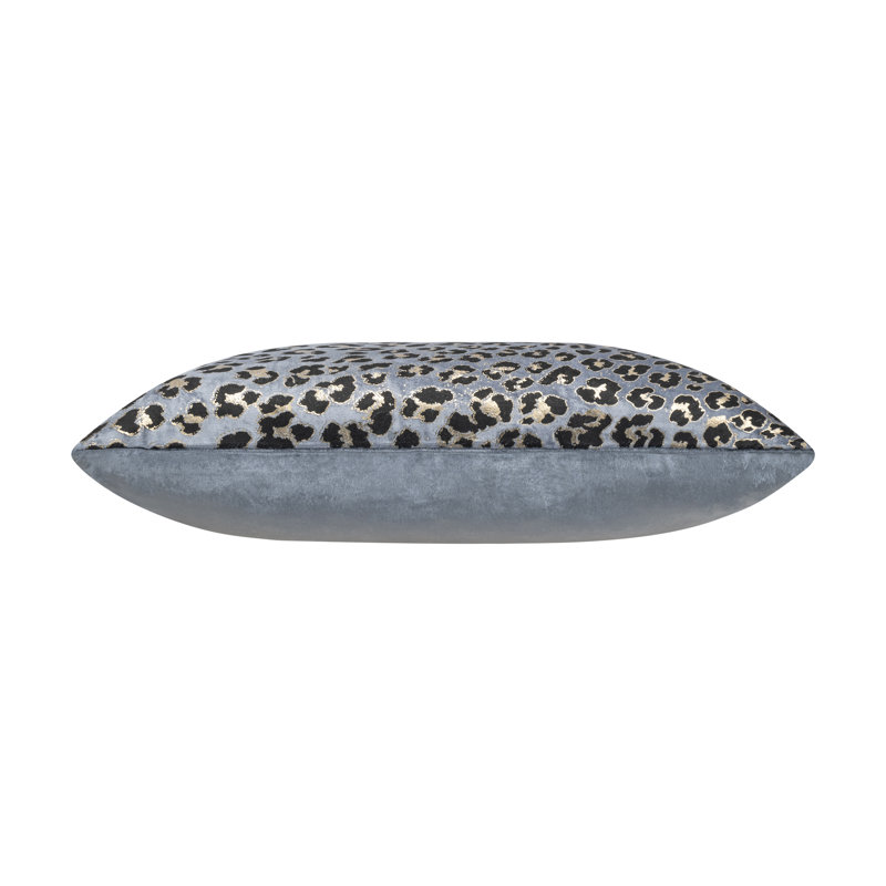 Cloud9 Design Bryce Animal Print Pillow 20"x14", 20" H x 20" W, Gray/Black