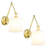 Wall Lamp, Modern 1 Light Bedroom Wall Mounted Light With Fabric Shade-831729009