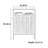 Simple Grille Entryway Shoe Storage Cabinet