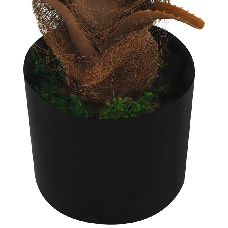 Faux Palm Tree in Pot, 140cm H x 70cm W x 70cm D