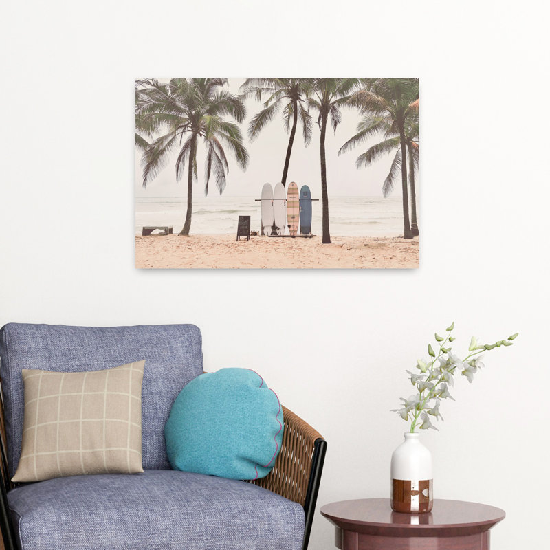 Art mural contemporain The Boards, 16" H x 24" W
