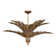 Palmera 10-Light Chandelier in Gold Vein by Breegan Jane