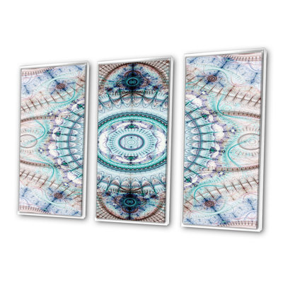 «Futuristic Steampunk Time Machine», impression sur toile flottante 3 pièces
