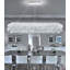 Lustre en cristal moderne pour salle à manger argent-402039923