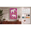 Symmetrical Elephants And Bloom Eclectic - Print-136764670-136764671
