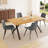 Costner 5 Pieces Dining Table Set With Rectangular Wood Top Table And 4 Upholstered Side Chairs-123027044-123027045