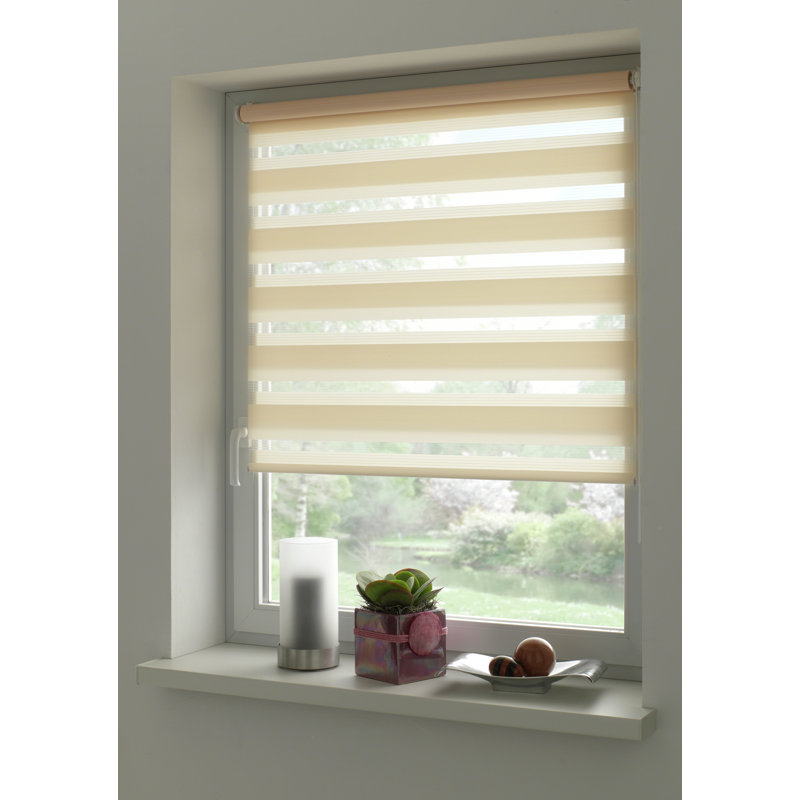 Semi Sheer Roll-Up Blind, White, 160 cm L x 100 cm W