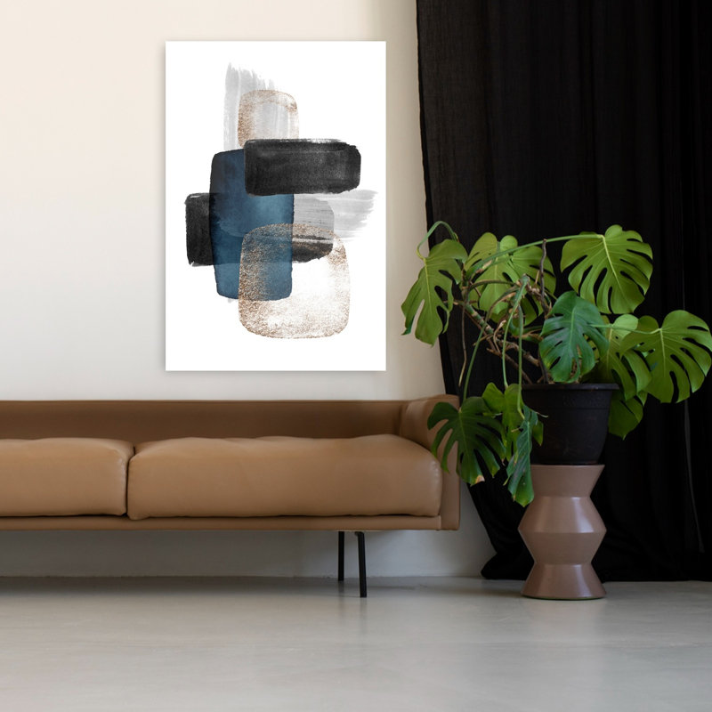 Art contemporain, art abstrait, H 48 po x l 32 po