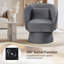 Fauteuil d'appoint pivotant avec dossier incurvé et coussin lombaire amovible à 360 degrés-1950287050-1950287092
