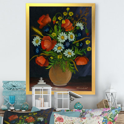 «Bouquet of Blossoming Spring Flowers II», reproduction d'art sur toile