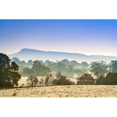 Frosty Cheshire Morning by BrettCharlton - Wrapped Canvas Print