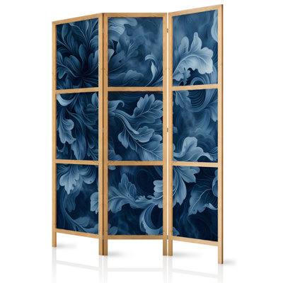171cm H Solid Wood Folding Room Divider