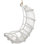 Riviera Rattan Hanging Chair - White