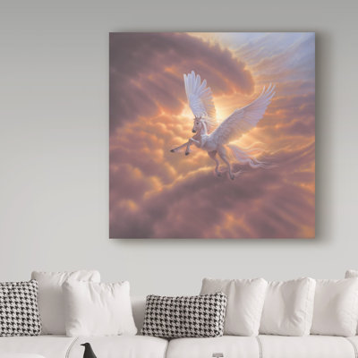«Hilkiah Pegasus Spirit of the Sky», impression sur toile tendue