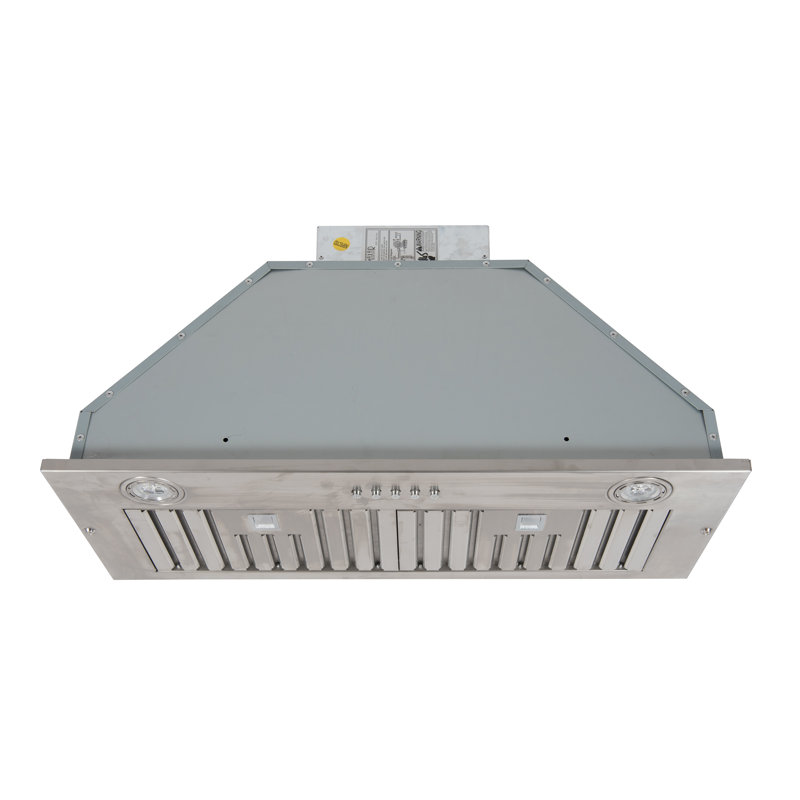 MaxAir 36" Stainless Steel 720 CFM Ducted (Vented) Insert Range Hood with Baffle Filter