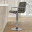 Caylee Swivel Upholstered Adjustable Height Counter Stool with Metal Frame-17936069