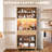 31.5" W Sideboards & Buffet Storage Cabinet With Metal Hooks,Adjustable Shelves-129051946-129051943