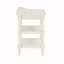 Table de chevet blanche antique
