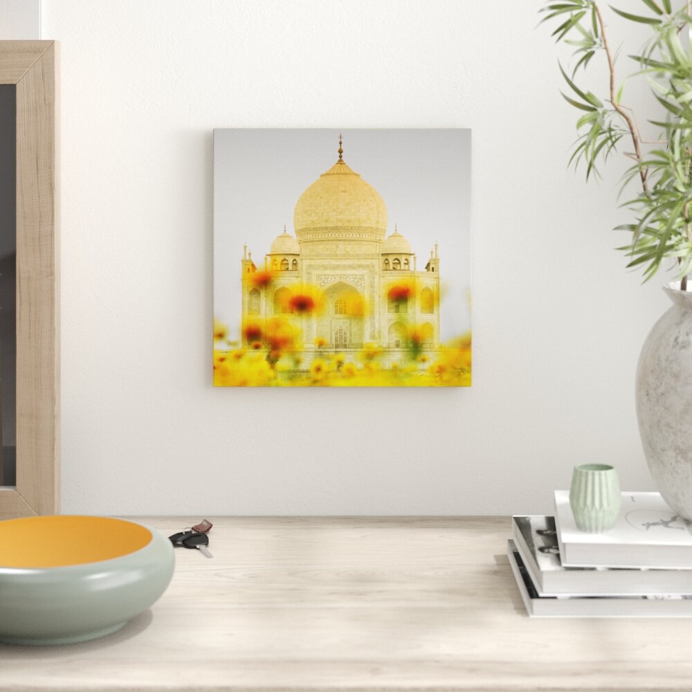 Leinwandbild Taj Mahal im Sommer