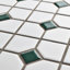Carreau de mosaïque en porcelaine nid d'abeille pour mur et plancher 11 po x 11 po Oxford-36595297